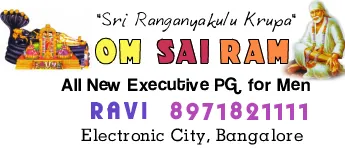 Om Sai Ram New Executive PG for Gents in Electronic City, Bengaluru, photo 1